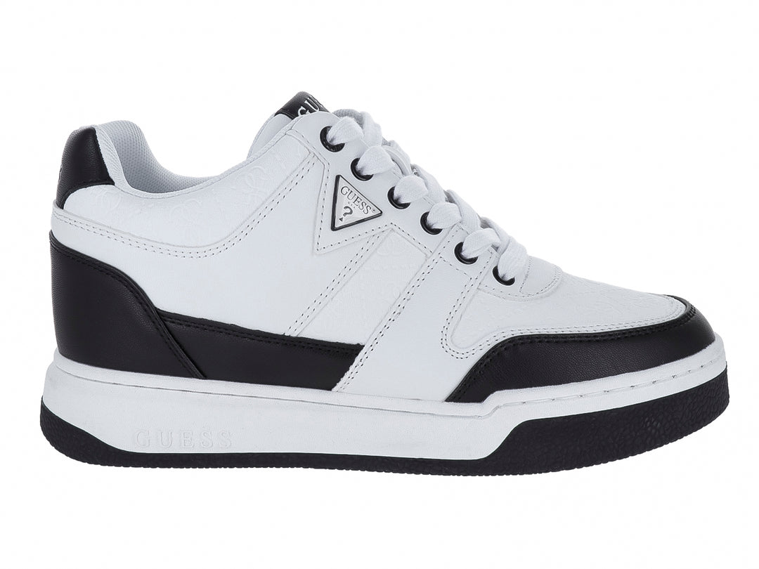 Tenis Guess Blanco y Negro para Mujer