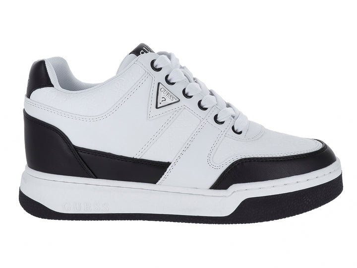 Tenis Guess Blanco y Negro para Mujer