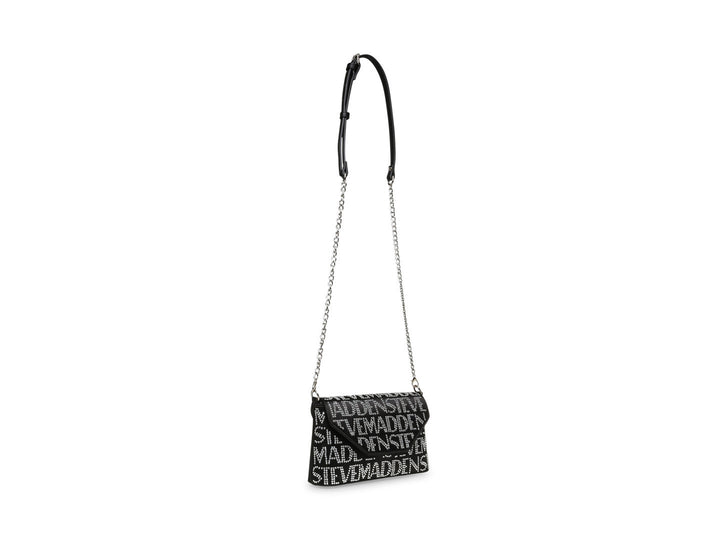Bolsa de Hombro Steve Madden Bmadde Negro Plata para Mujer