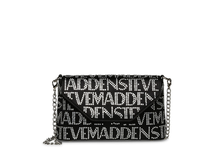 Bolsa de Hombro Steve Madden Bmadde Negro Plata para Mujer