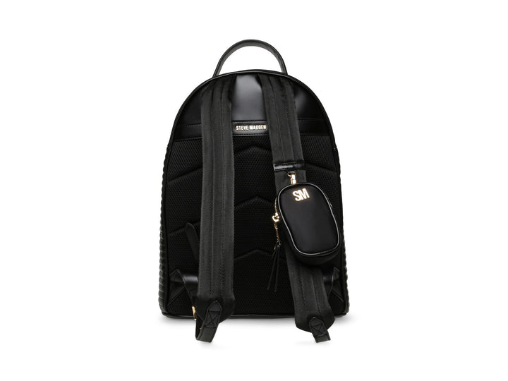 Mochila Steve Madden Barlot Negro Dorado para Mujer