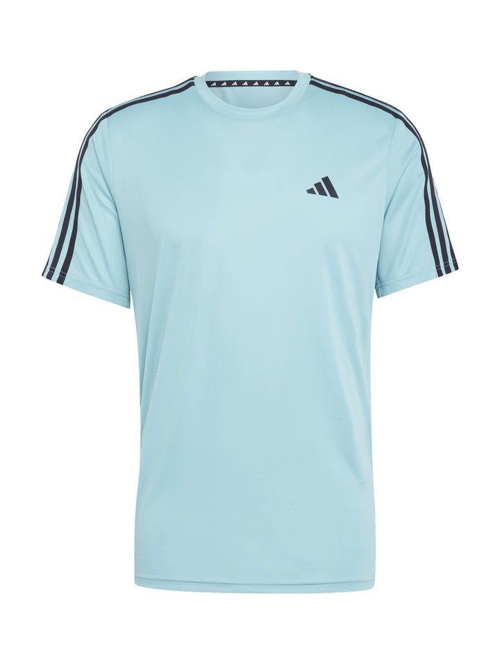 Playera Adidas Train Essentials 3-Stripes Azul para Hombre