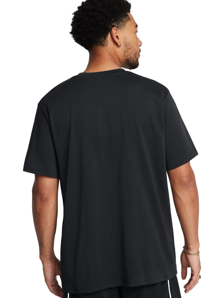 Playera Under Armour HW Fire Ice Negro para Hombre