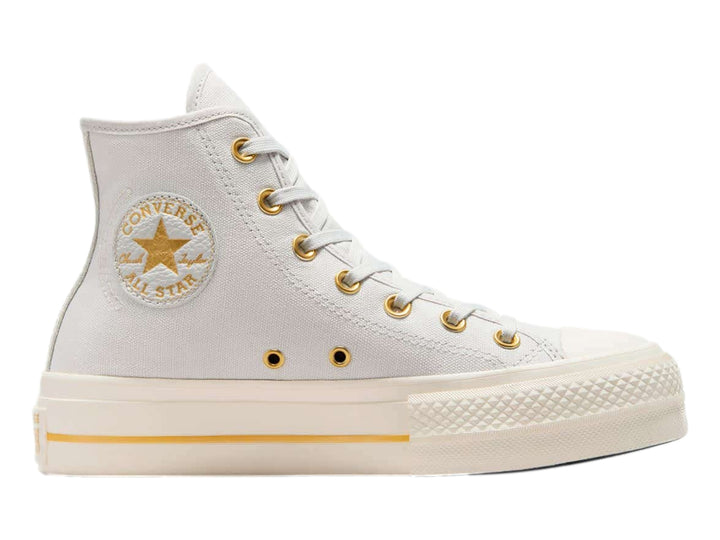 Tenis Converse Chuck Taylor All Star Lift Platform Gris para Mujer
