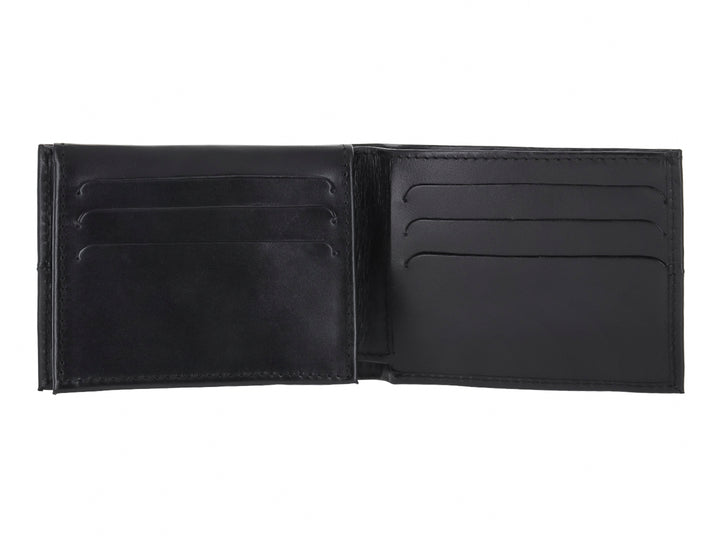 Cartera Flexi de Cuero Negro para Hombre