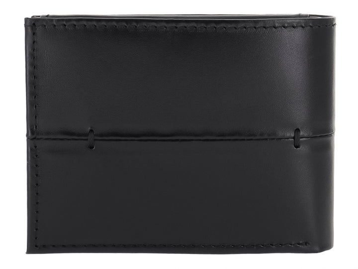 Cartera Flexi de Cuero Negro para Hombre