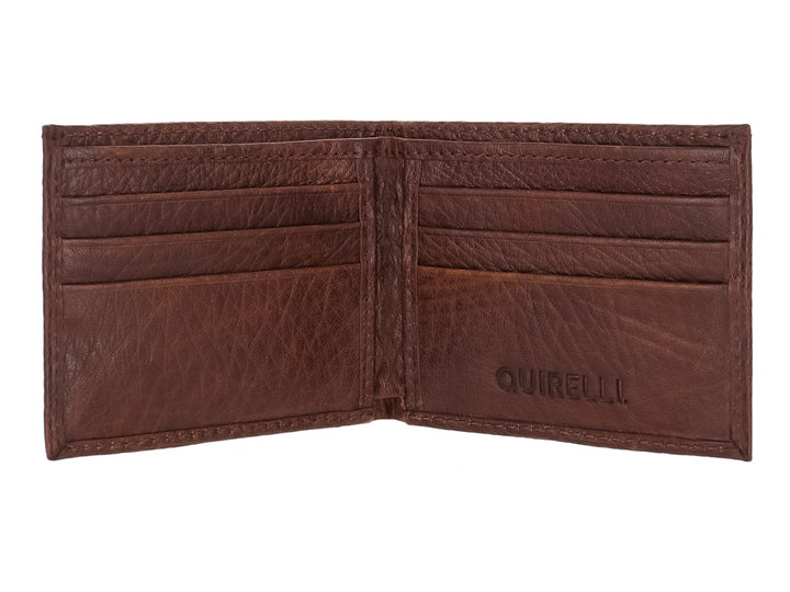 Cartera Quirelli de Cuero Café para Hombre