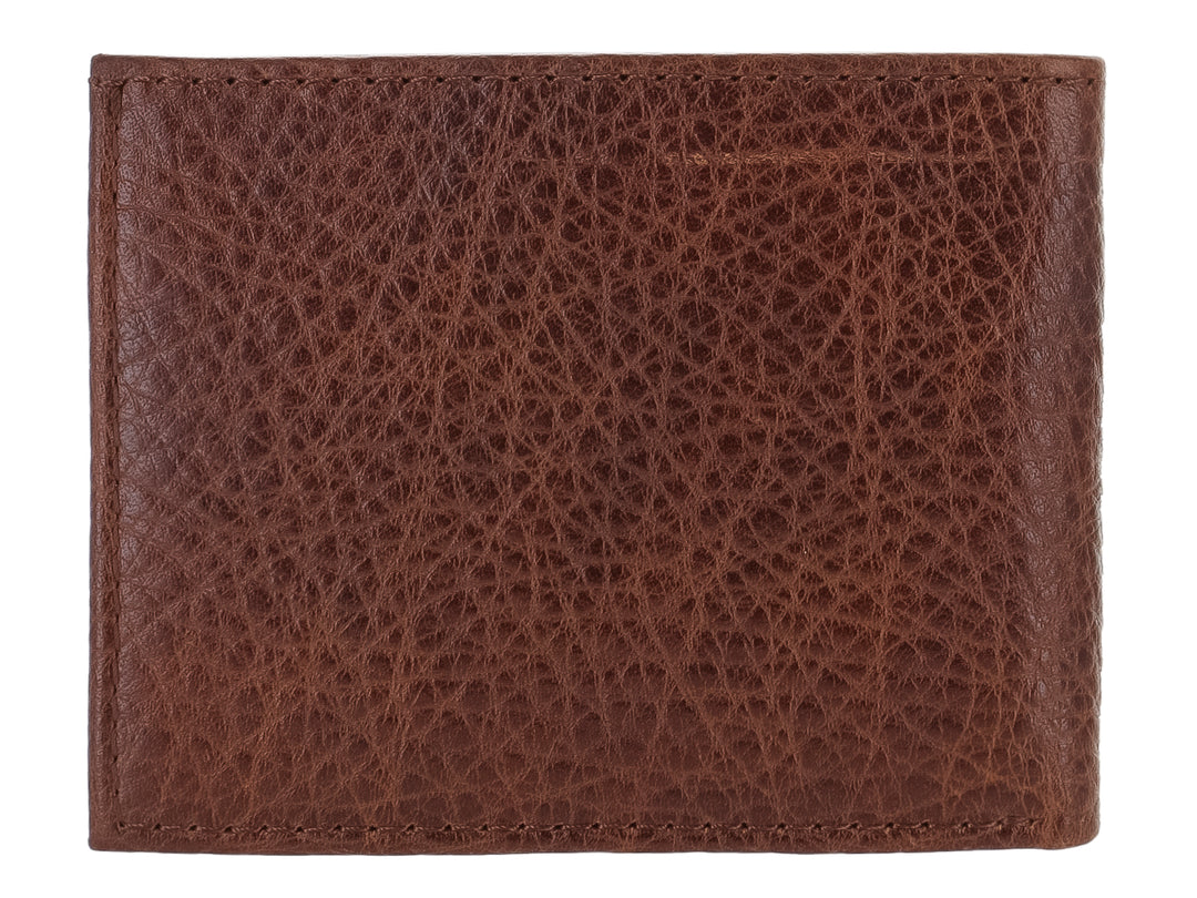 Cartera Quirelli de Cuero Café para Hombre