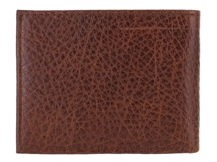 Cartera Quirelli de Cuero Café para Hombre