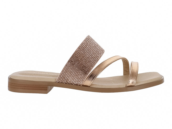 Sandalias Lady Paulina Oro Rosa para Mujer