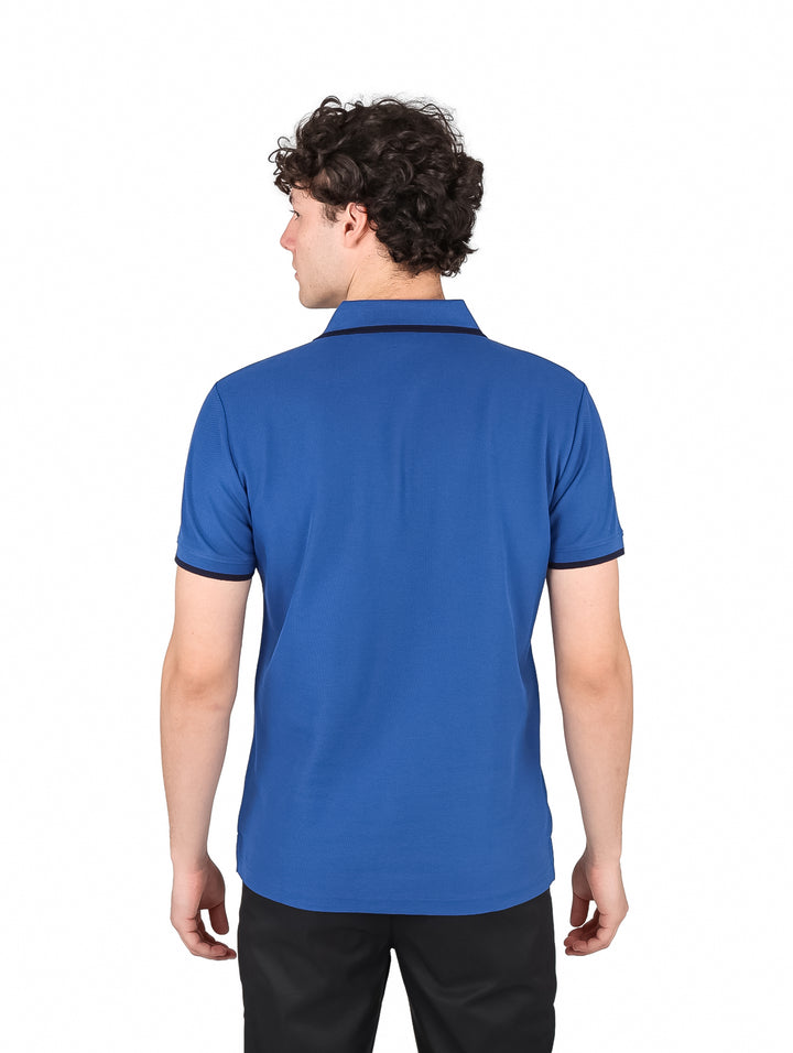 Playera Polo Perry Ellis Azul para Hombre