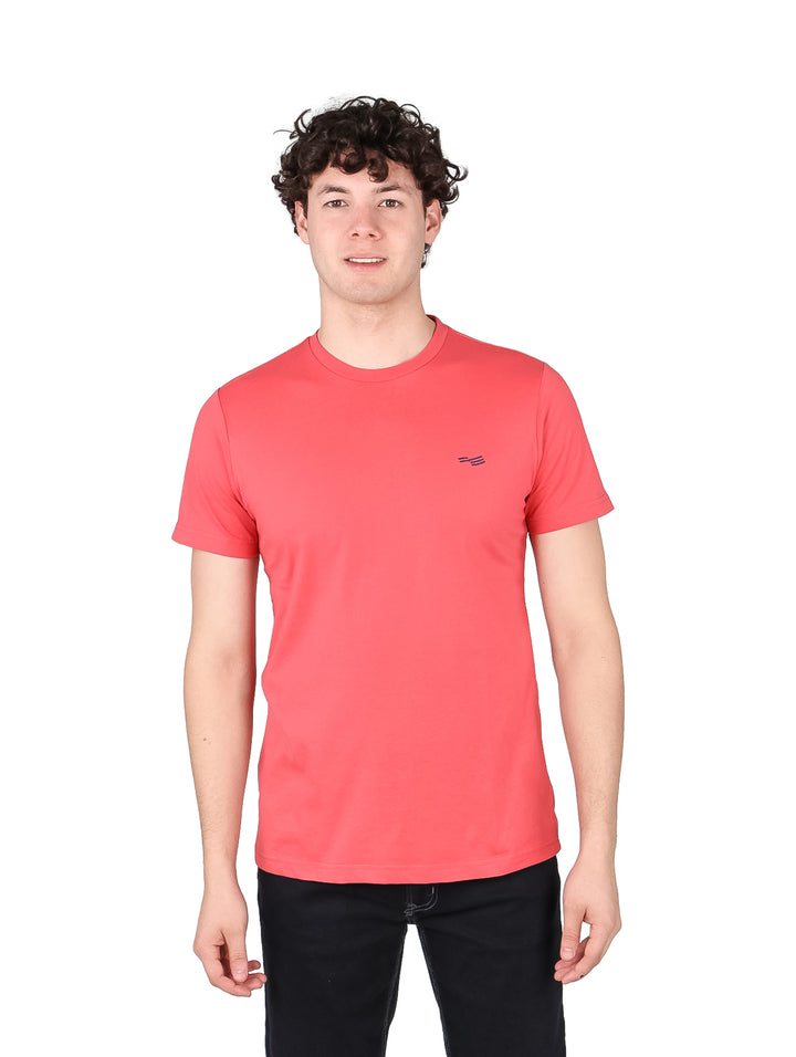 Playera Perry Ellis Color Mineral Red para Hombre