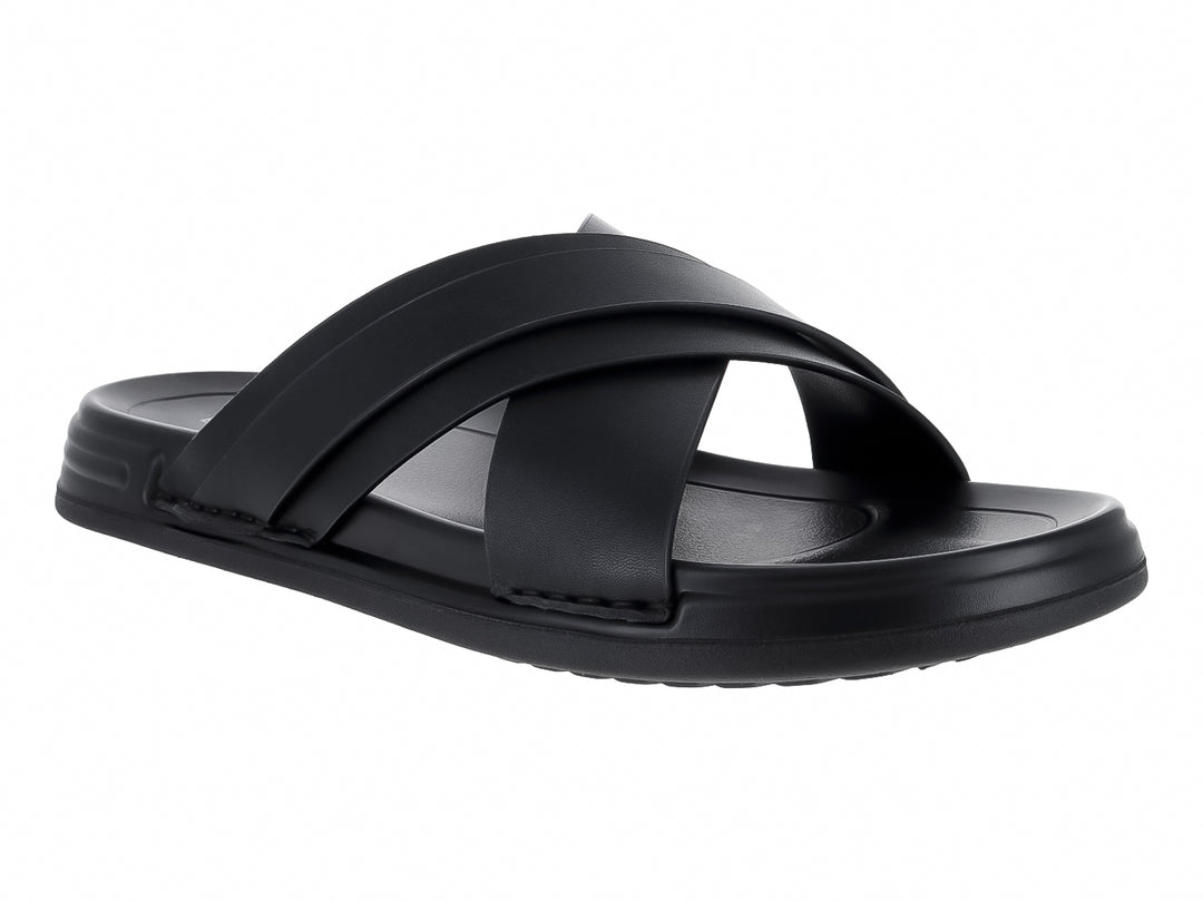 Sandalias Slide Buenissimo Negro para Hombre
