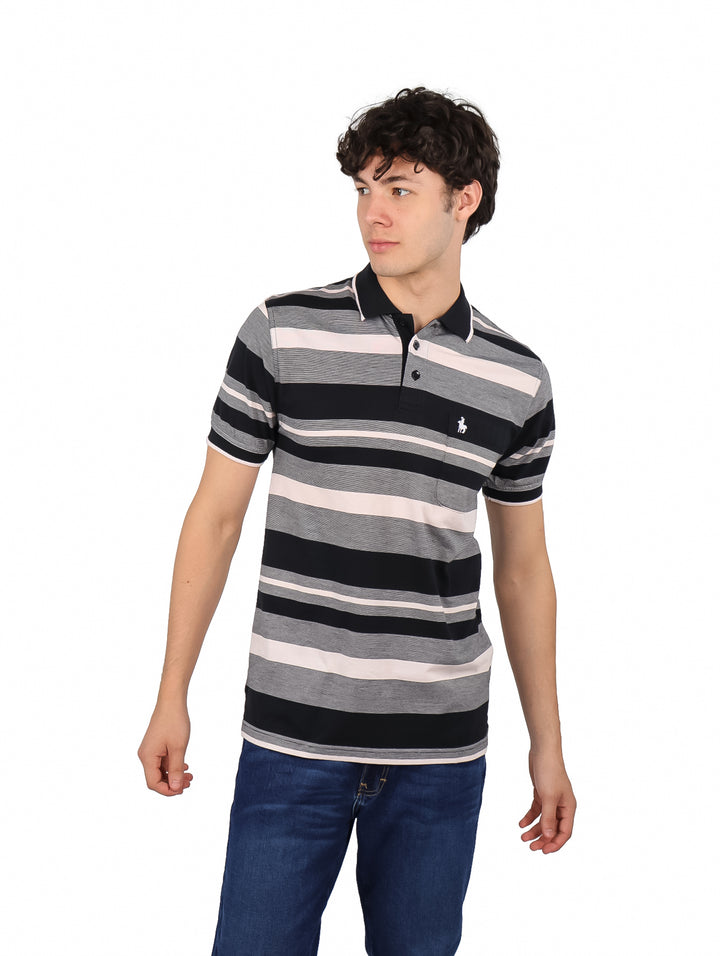 Playera Polo Palm Beach Multicolor de Rayas para Hombre