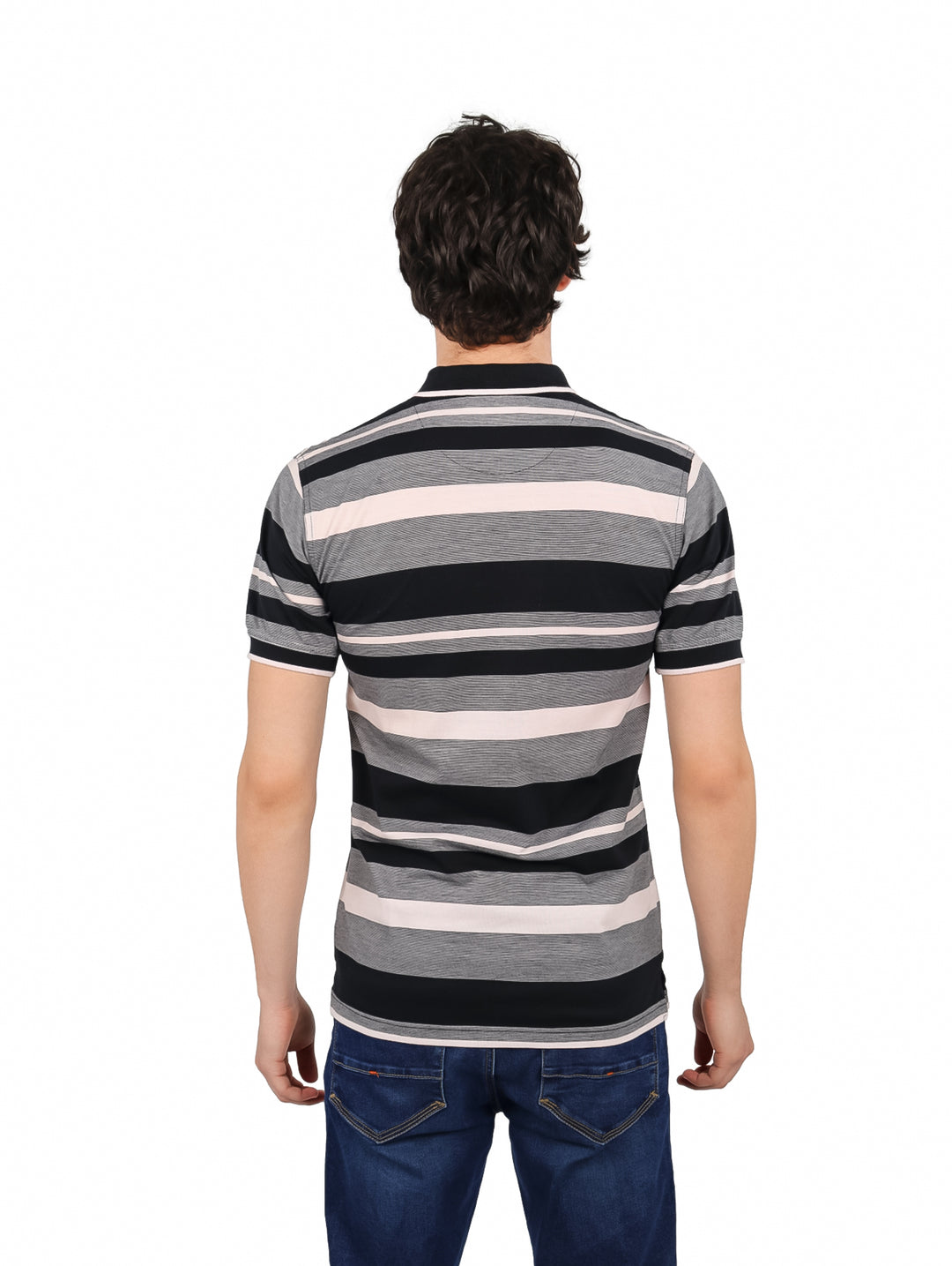 Playera Polo Palm Beach Multicolor de Rayas para Hombre