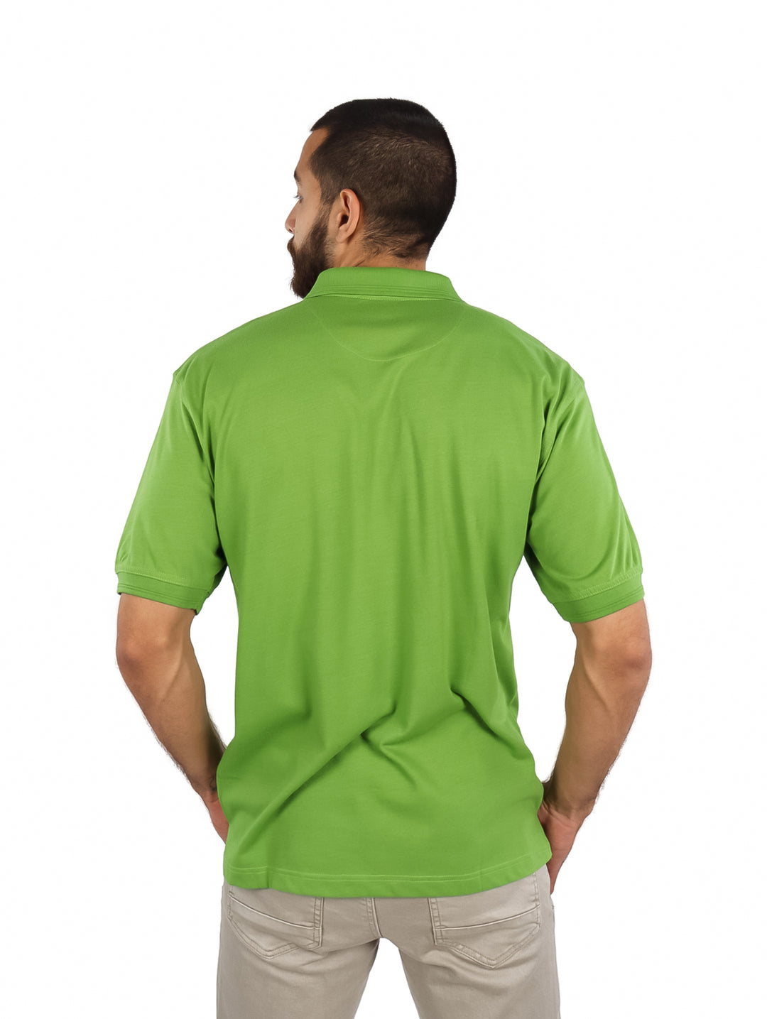 Playera Polo Palm Beach Verde Lima para Hombre