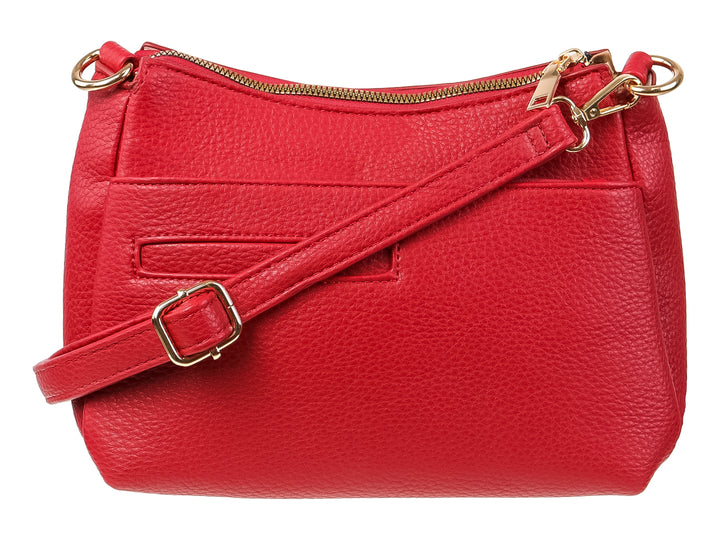 Bolso de mano color negro marca UNIBELLA con asas anudadas y detalle de bolsillo frontal.