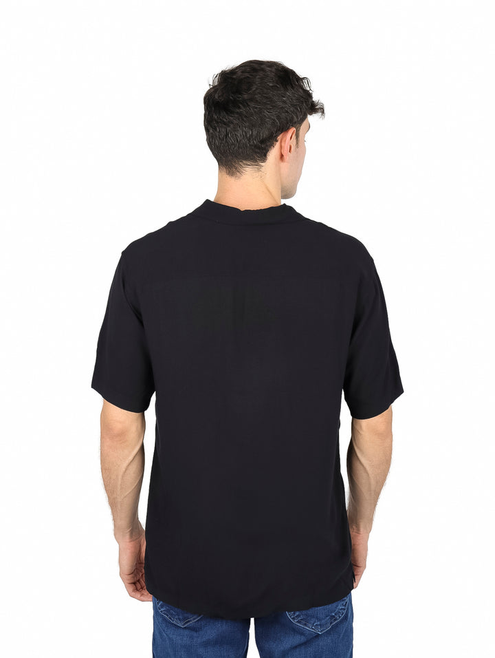 Camisa Jack &amp; Jones Manga Corta Negro para Hombre