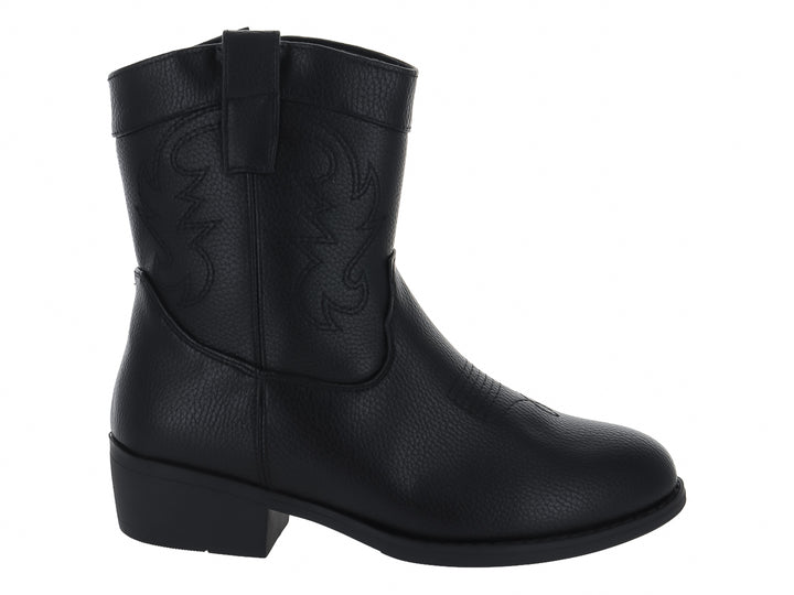 Botas Vaqueras Roze Negro para Niña