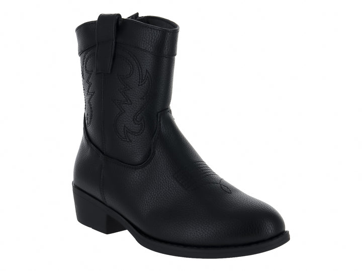 Botas Vaqueras Roze Negro para Niña