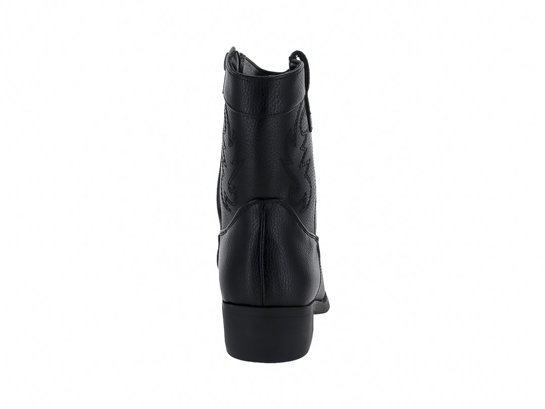 Botas Vaqueras Roze Negro para Niña