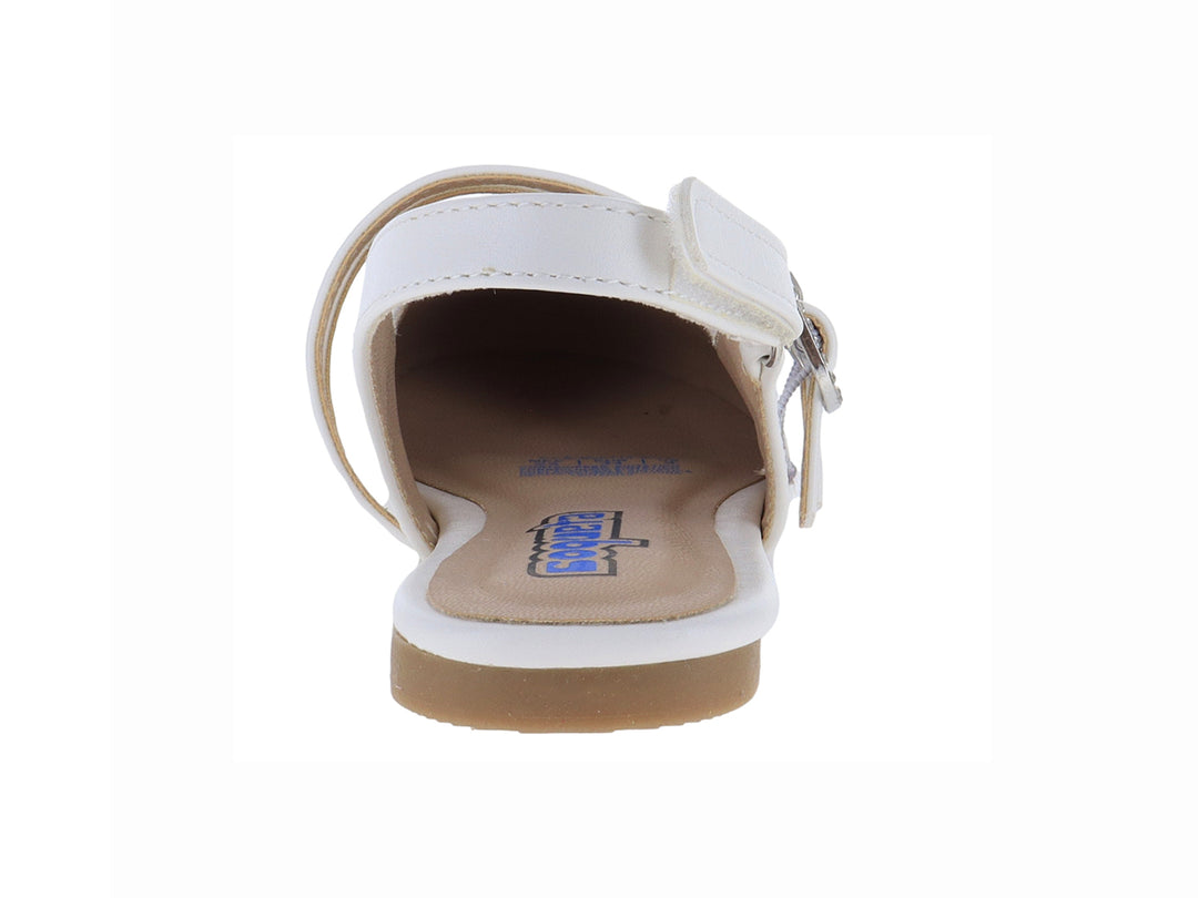 Zapatos Flats Coqueta Blanco para Niña