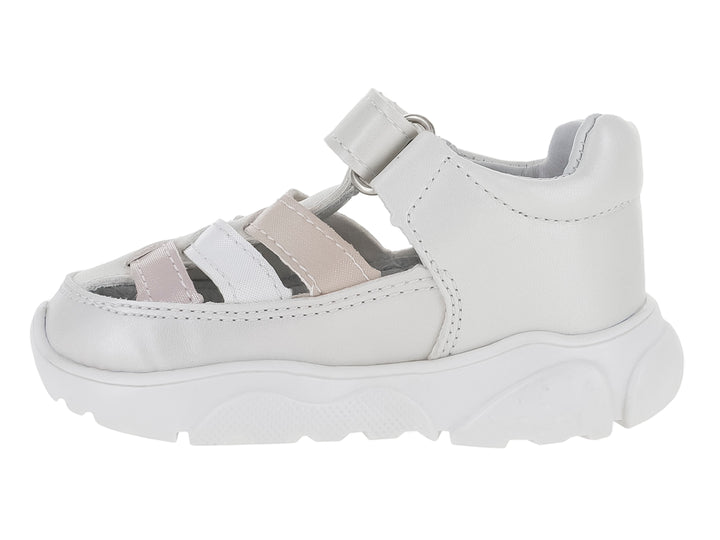 Sandalias Coqueta Color Perla para Niña
