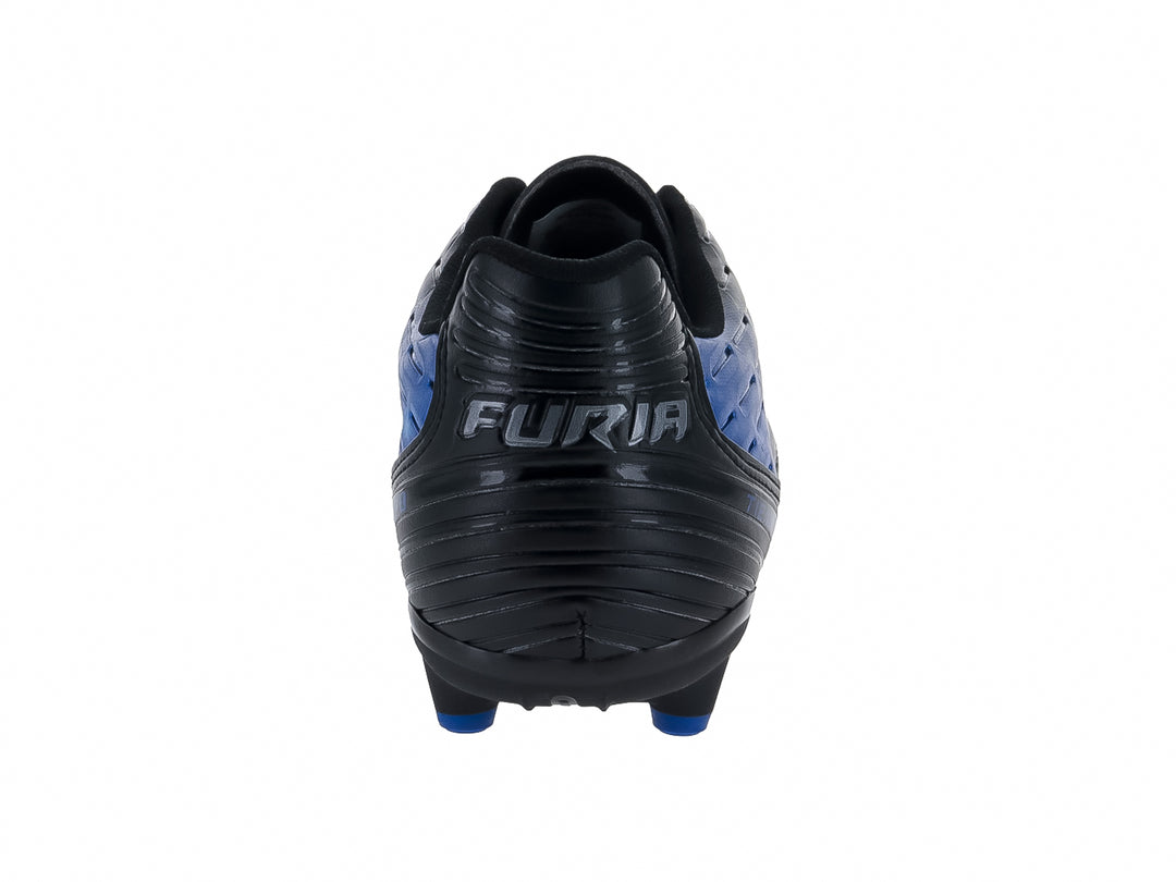 Tenis de Fútbol Furia Evo Negro y Azul para Hombre