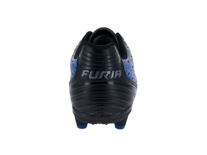 Tenis de Fútbol Furia Evo Negro y Azul para Hombre