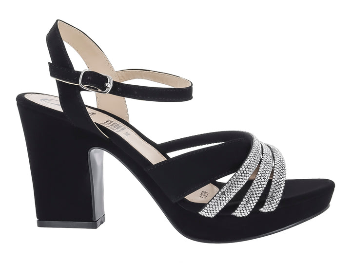 Sandalias de Tacón SARY Negro para Mujer