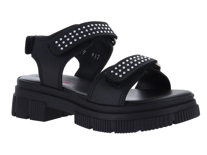 Sandalias Teen Bambino Negro para Niña