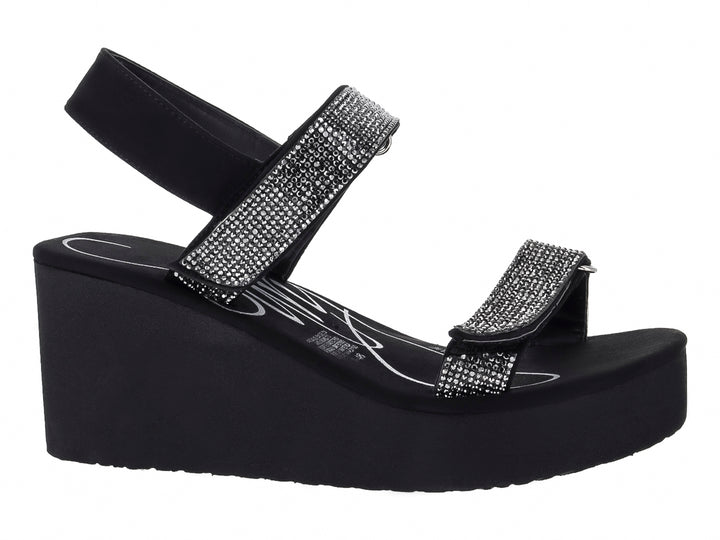 Sandalias Sary Plataforma Negro para Mujer