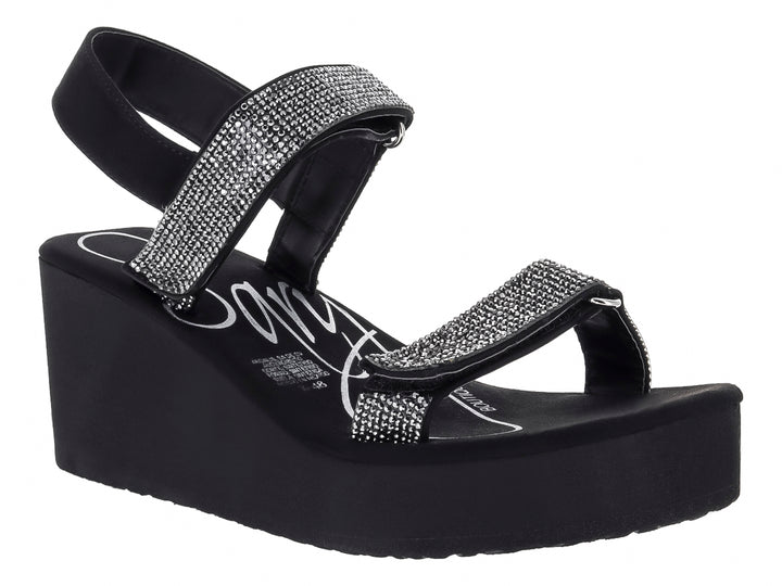 Sandalias Sary Plataforma Negro para Mujer