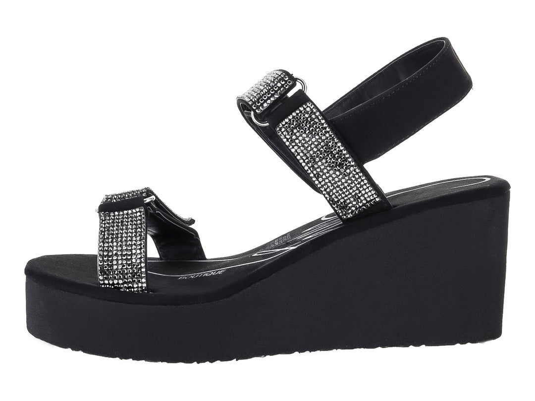 Sandalias Sary Plataforma Negro para Mujer