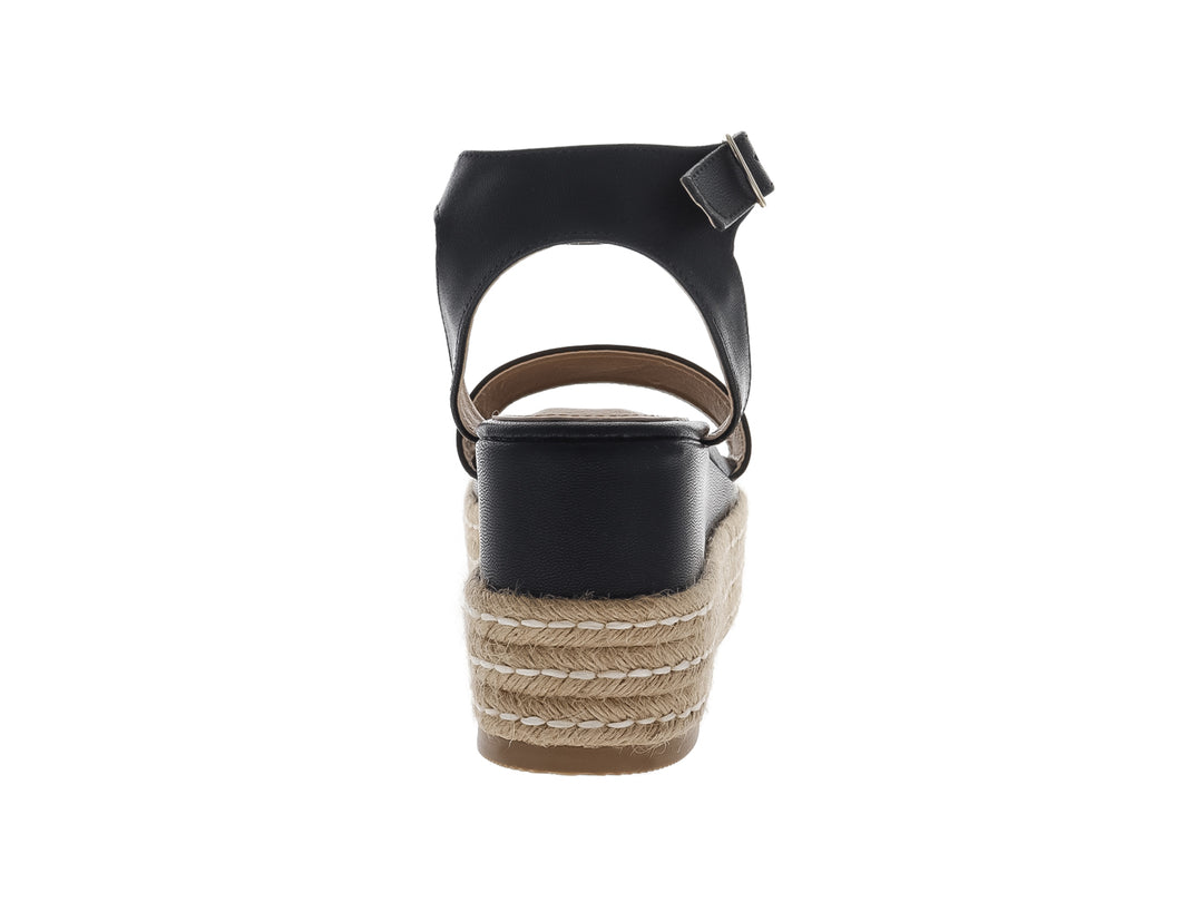 Sandalias de Plataforma Luna Rosa Negro para Mujer
