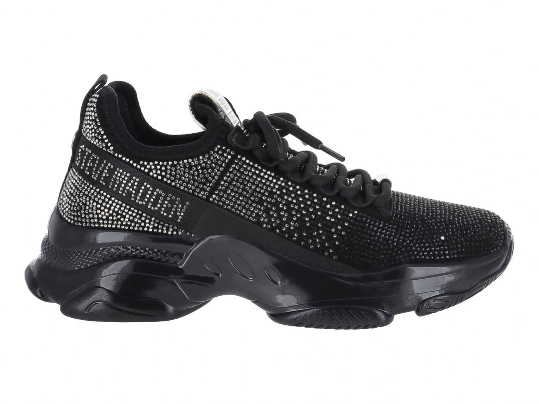 Tenis Steve Madden Negro Plata para Mujer