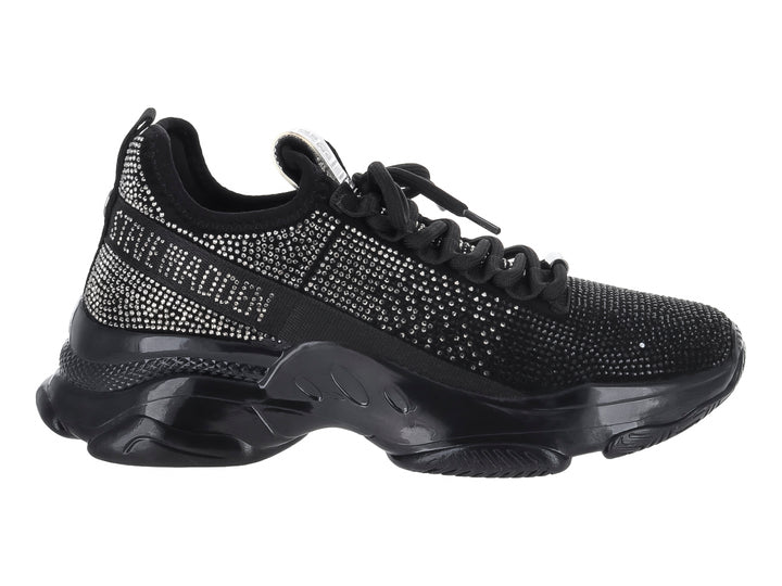 Tenis Steve Madden Negro Plata para Mujer