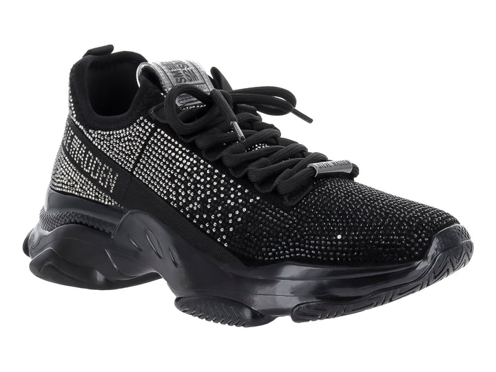 Tenis Steve Madden Negro Plata para Mujer