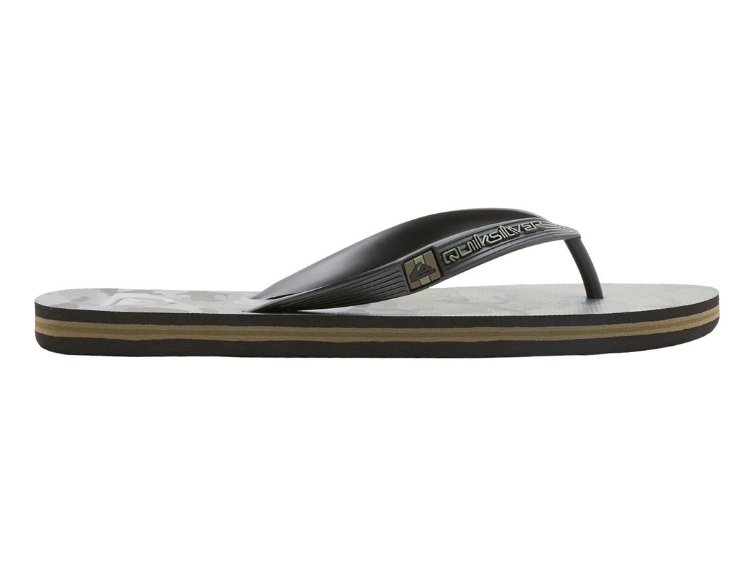 Sandalias Quiksilver Molokai Art II Negro y Marrón para Hombre