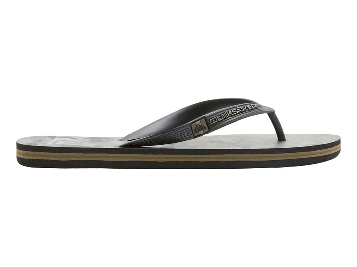 Sandalias Quiksilver Molokai Art II Negro y Marrón para Hombre