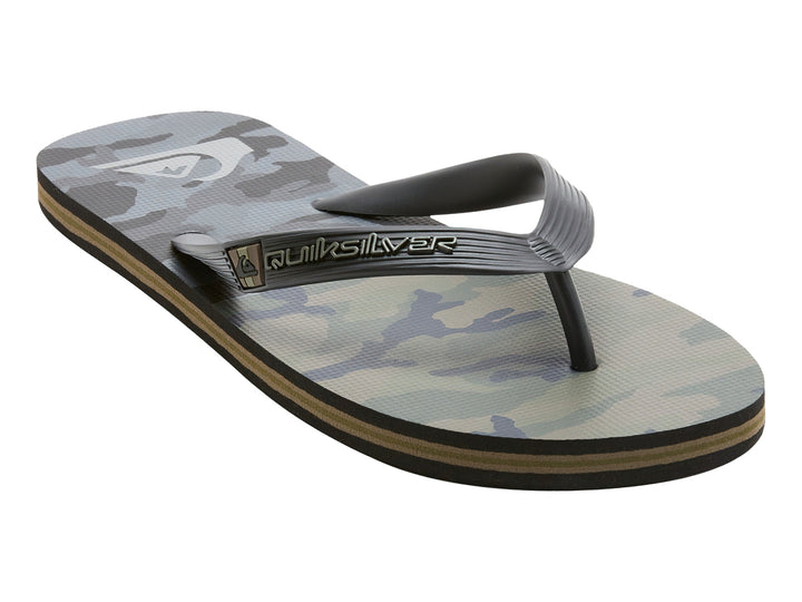 Sandalias Quiksilver Molokai Art II Negro y Marrón para Hombre