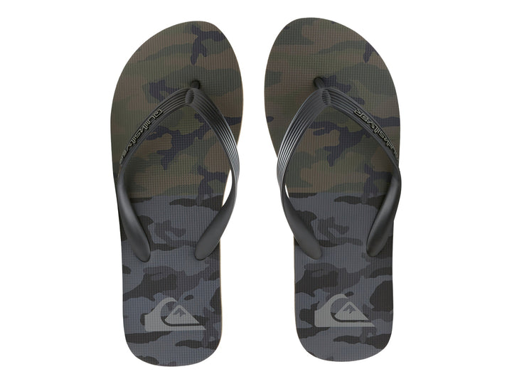 Sandalias Quiksilver Molokai Art II Negro y Marrón para Hombre
