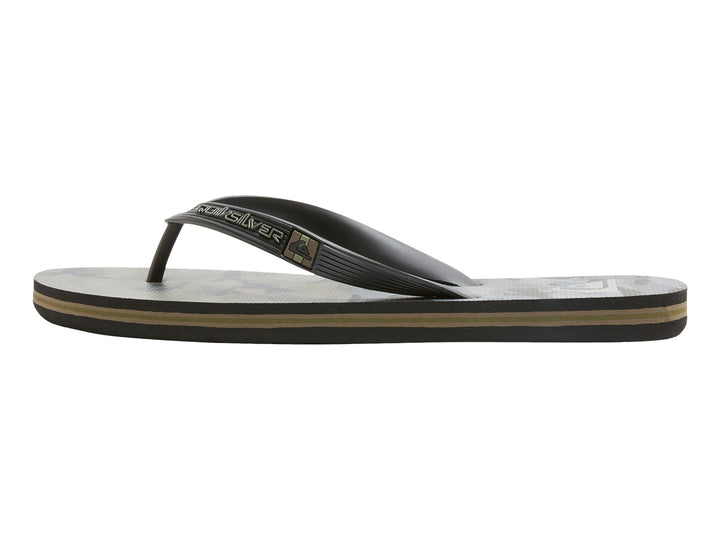 Sandalias Quiksilver Molokai Art II Negro y Marrón para Hombre