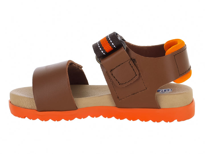 Sandalias Coqueta Café para Niño