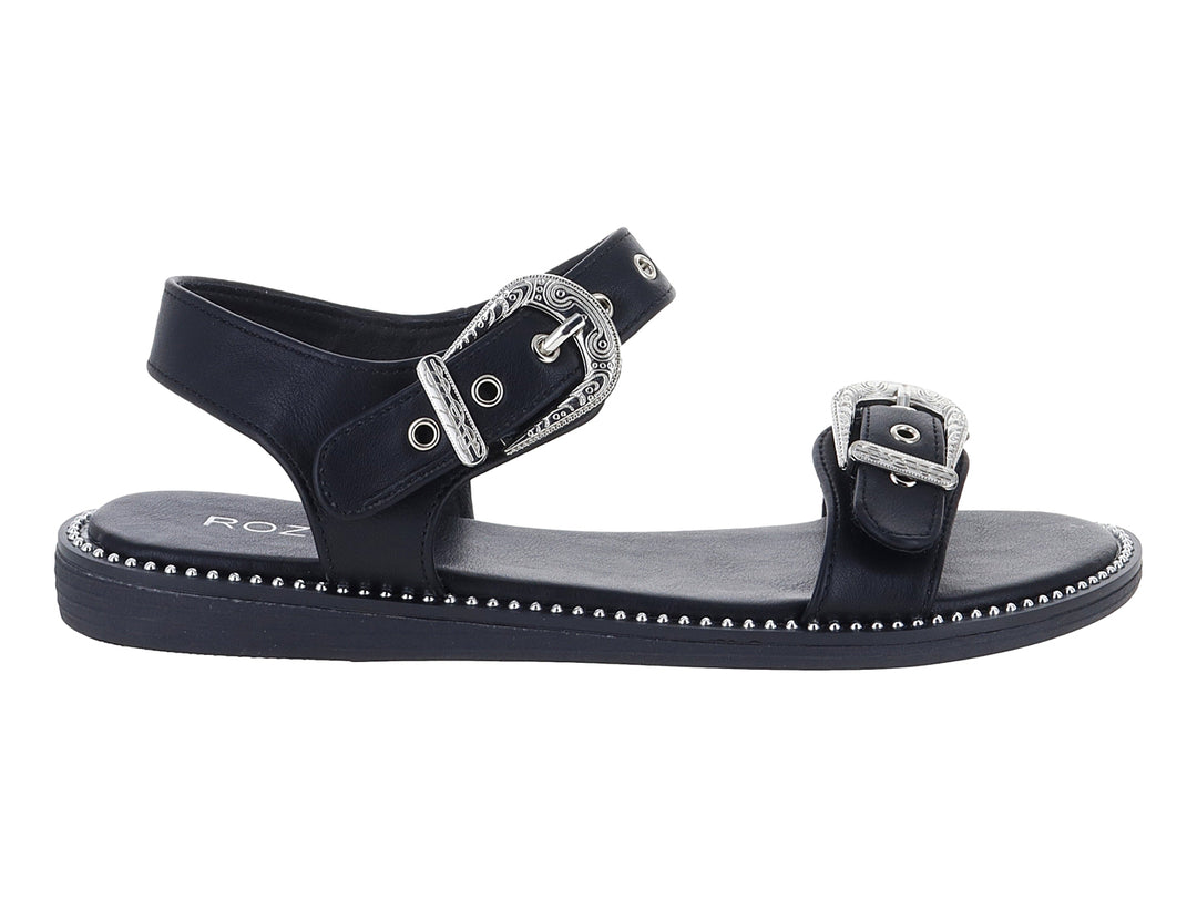 Sandalias ROZE Negro para Mujer