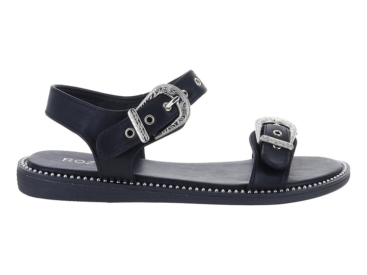 Sandalias ROZE Negro para Mujer