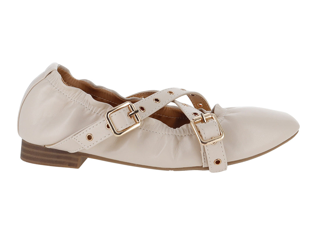 Zapatos Planos Roze Beige para Mujer