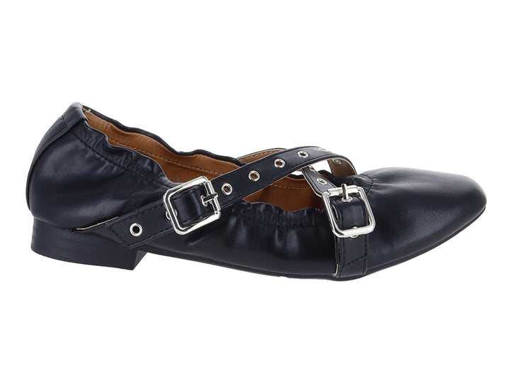 Zapatos Planos Roze Negros para Mujer