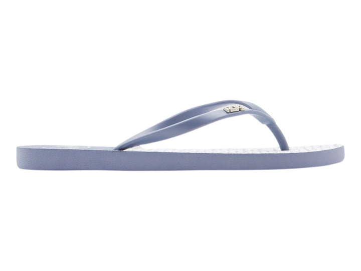 Sandalias de dedo color azul depths marca Roxy para mujer.
