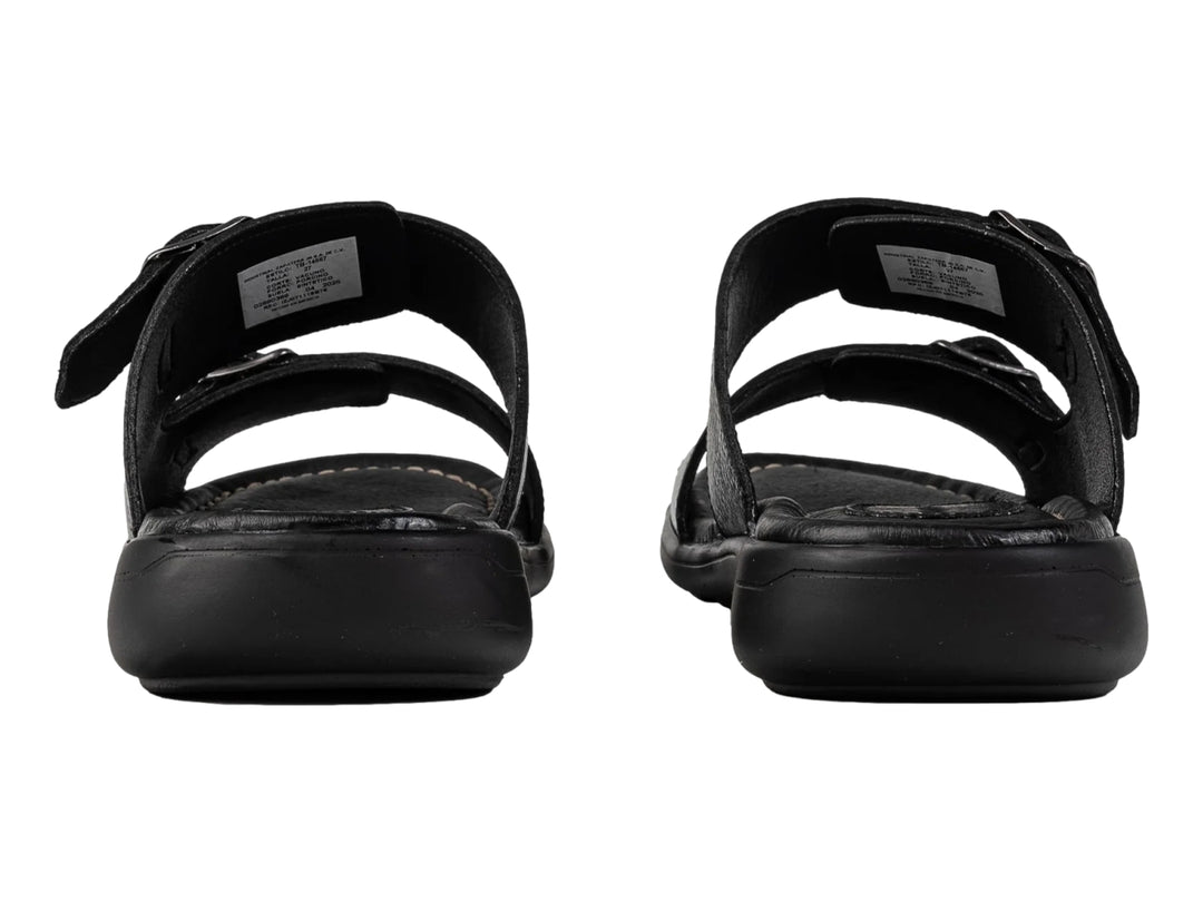 Sandalias Brantano de Vaqueta Negro Riviera para Hombre